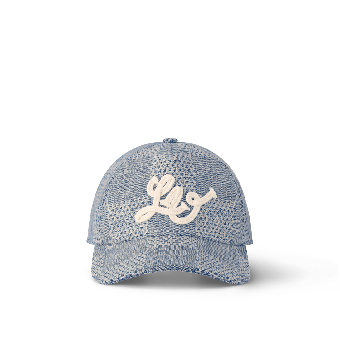 Damier Denim 3D Cap - Luxury S00 Blue | LOUIS VUITTON